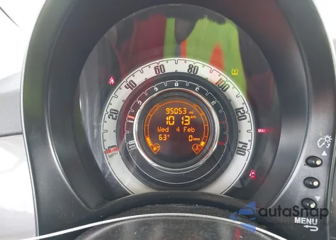 2013 Fiat 500 Lounge из США, поврежденный, VIN 3C3CFFCR5DT698384